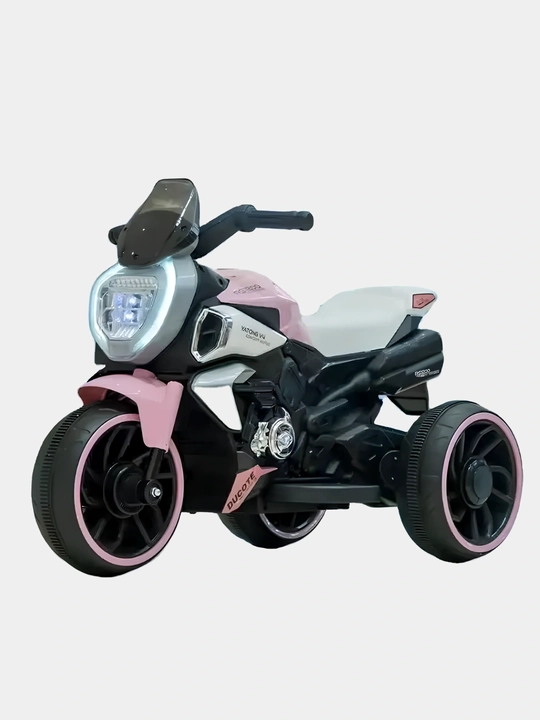 Chiroq va ovozli akkumulyatorli bolalar elektr mototsikli