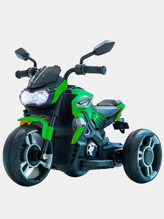 Chiroq va ovozli akkumulyatorli bolalar elektr mototsikli