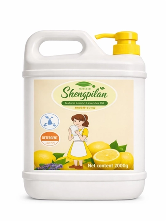 Гель для мытья посуды Shengbolan Lemon & Lavender Oil 2000 г
