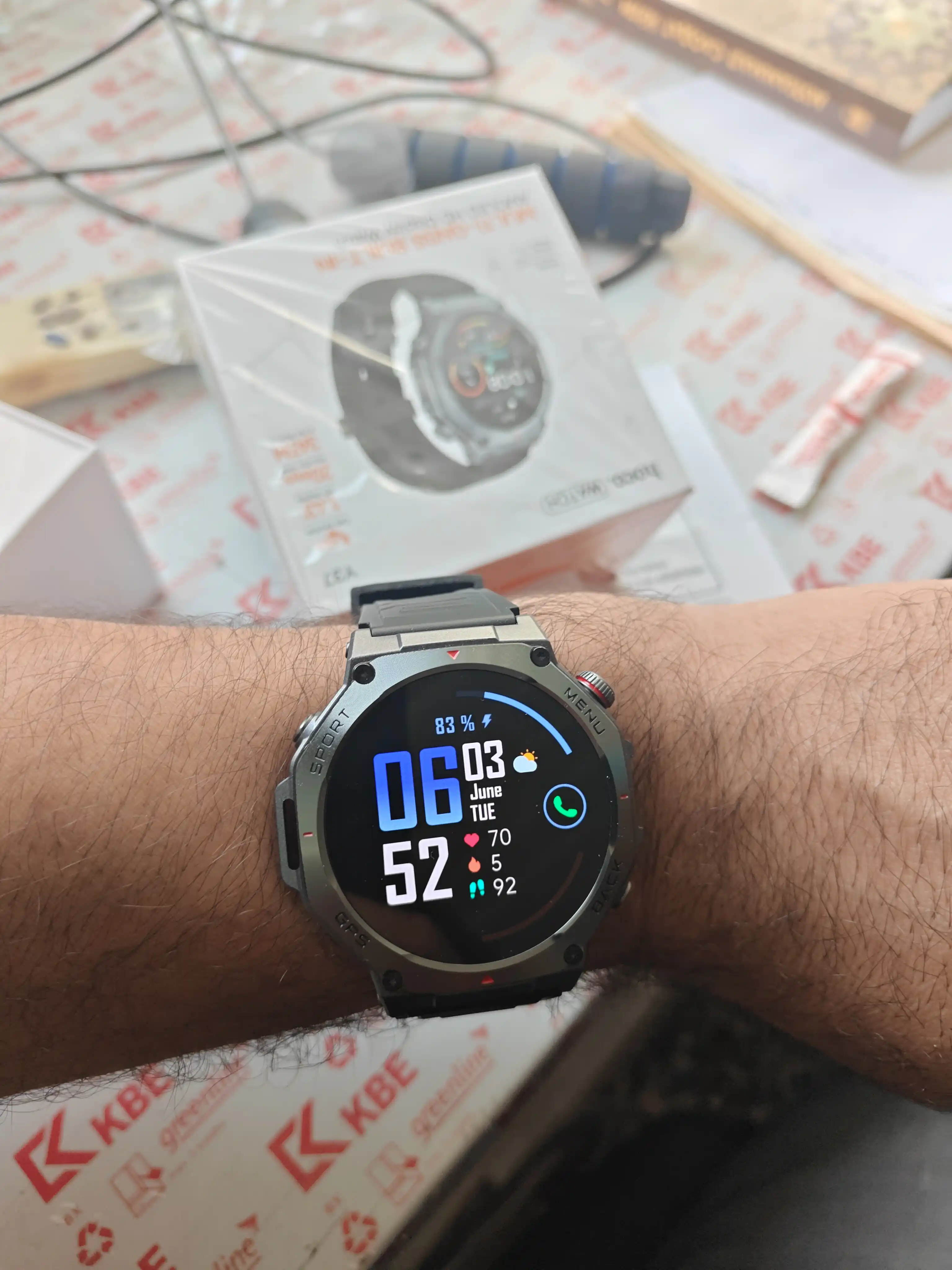 HOCO Y37 Aqlli Soat – Bluetooth, Sensorli Ekran, Sport va Fitness uchun