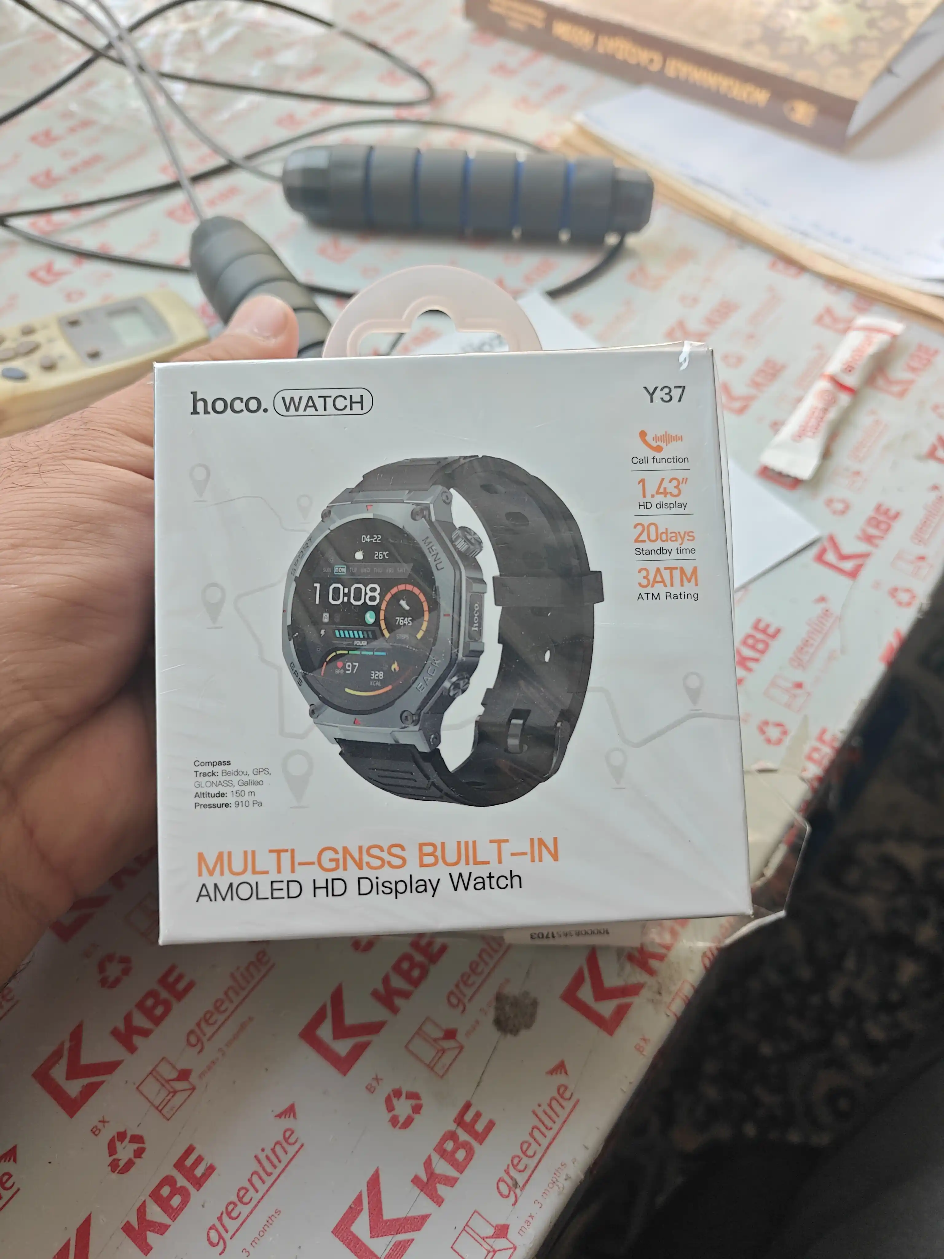 HOCO Y37 Aqlli Soat – Bluetooth, Sensorli Ekran, Sport va Fitness uchun