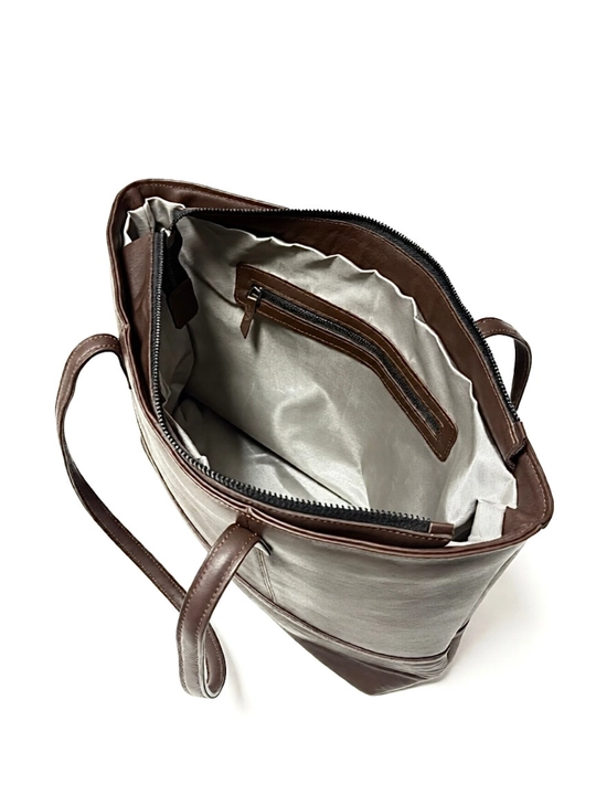 Sumka shopper, ayollar uchun, tabiiy charm, yelkaga, katta, shahar va ofis uchun