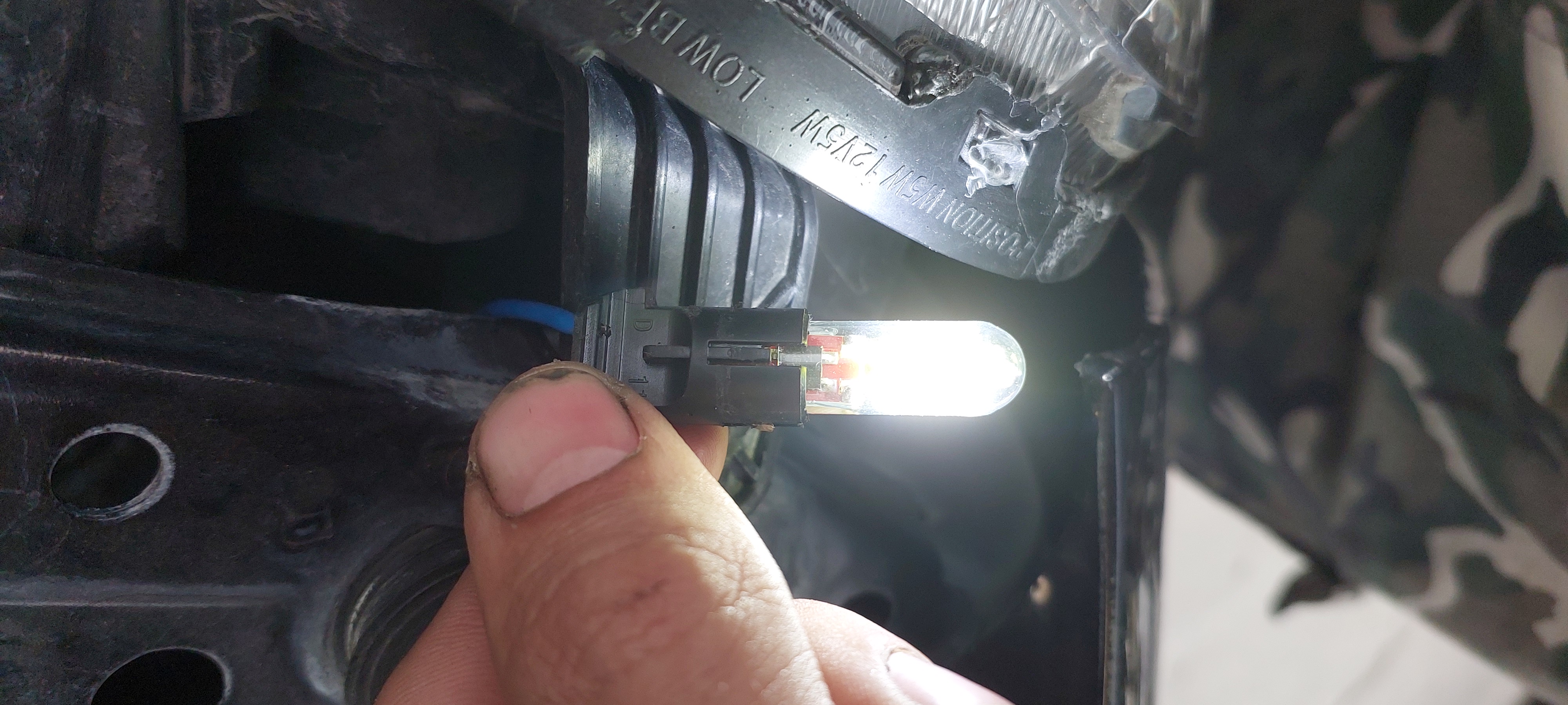 Avtomobil LED chirog‘i, gabarit uchun, LED, T10, spiral DIOT, 1 dona
