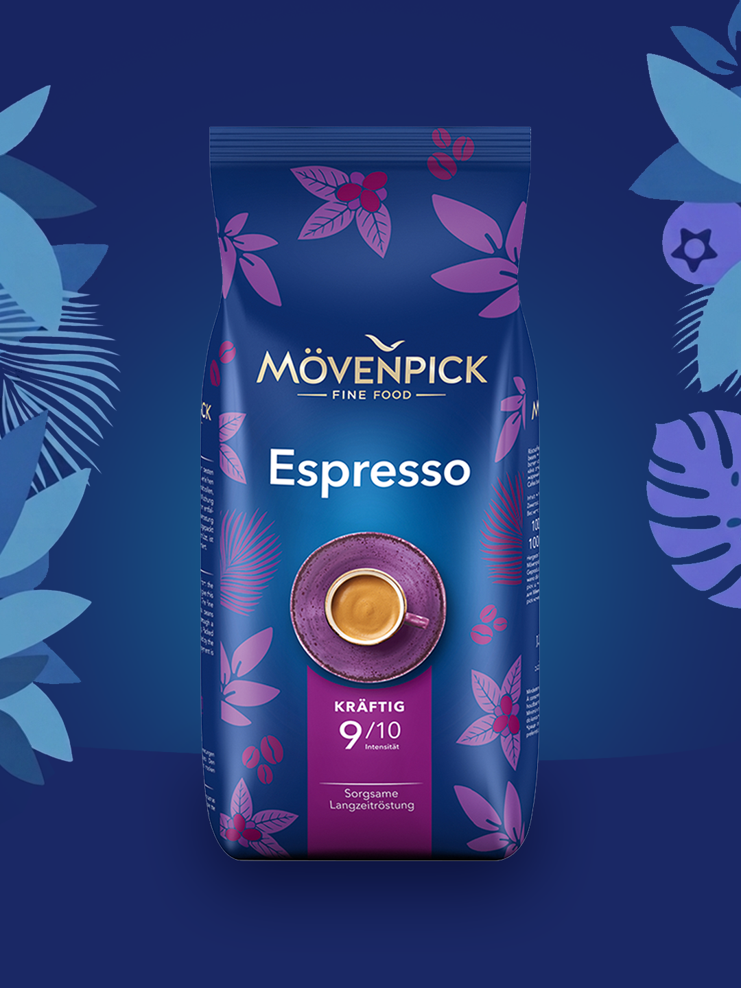 Qahva donalari, Movenpick Espresso, 1000 g, Germaniyada ishlab chiqarilgan - 