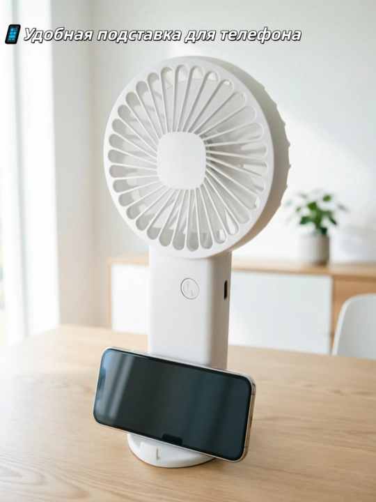 USB mini ventilyator, qo‘l va stol uchun, portativ