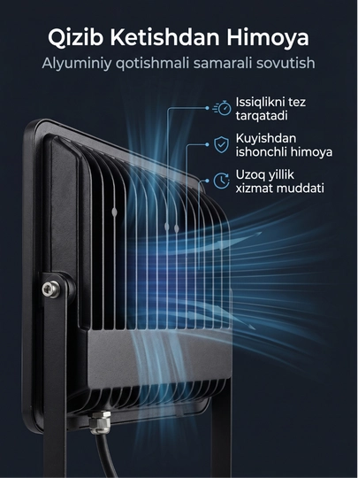 Beltoms Svetodiodli LED Projektor 50W — Yuqori sifatli chiplar, namga chidamli