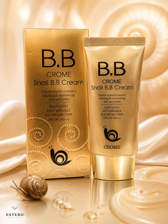 CROME Snail B.B Cream — shilliqqurt ekstraktli tonal BB krem SPF 50+ PA+++  - 