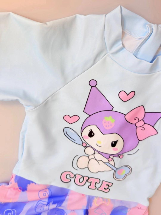 Детский купальник для девочек Cute – стильный купальный костюм