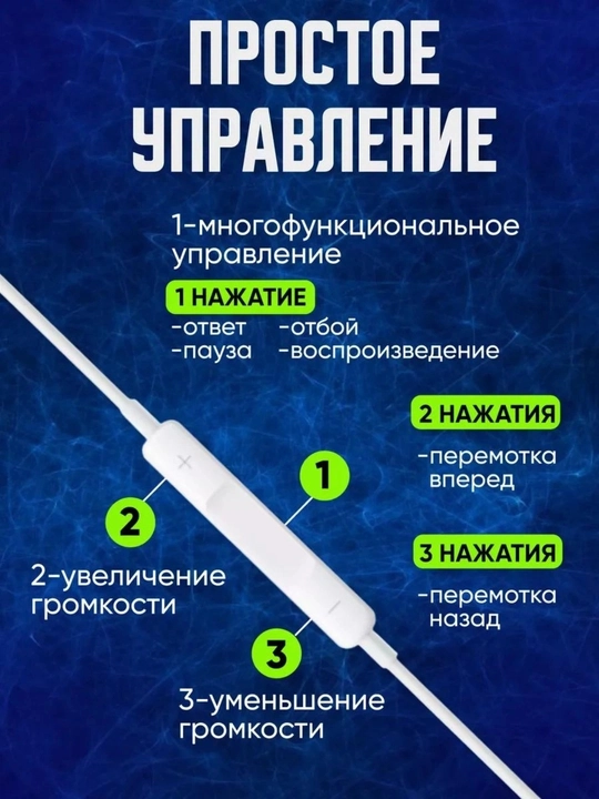 Проводные наушники для компьютера и телефона, с микрофоном и вкладышем