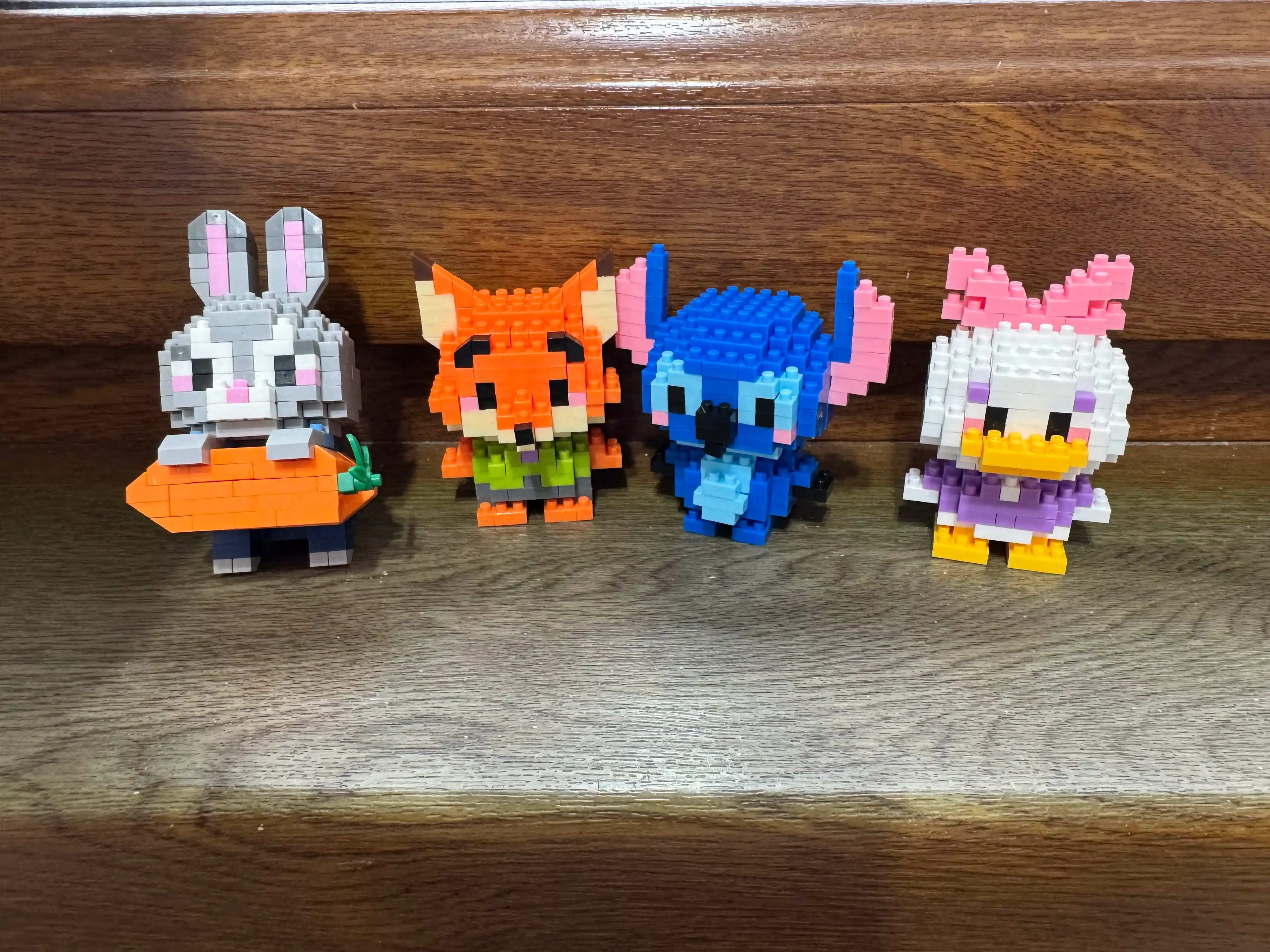 LEGO 3D mini bloklardan konstruktor – kosmonavt, hayvonlar, mushuklar, itlar