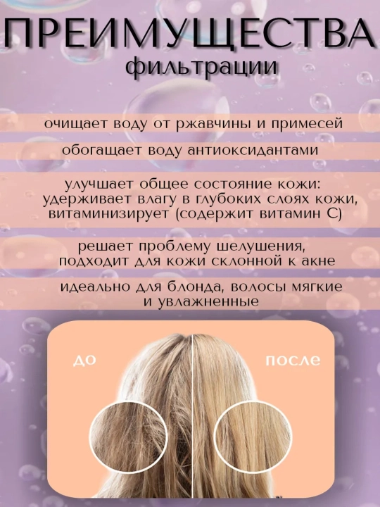 Фильтр для душа витаминный с ароматом