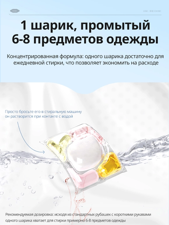BOTARE 100 ароматических бусин для стирки листовой порошок капсулы для стирки белья