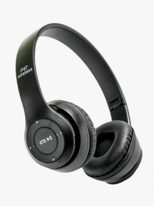 P47 Bluetooth Simsiz Quloqchin – Kuchli Bass, Mikrofonli, Android/iOS/PC