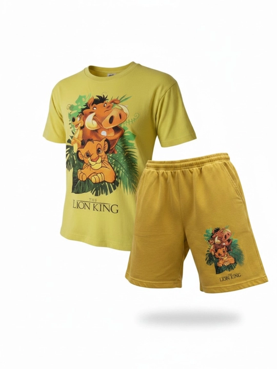 O‘g‘il bolalar uchun kiyim to‘plami: futbolka va shortik 