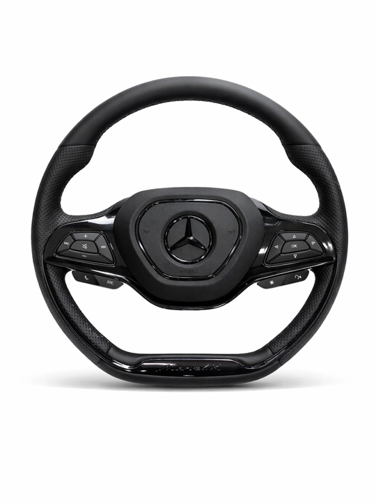 Avtomobil ruli, Mercedes Benz MARVEL RUL qora pianino dizaynida, ko‘p funksiyali rul