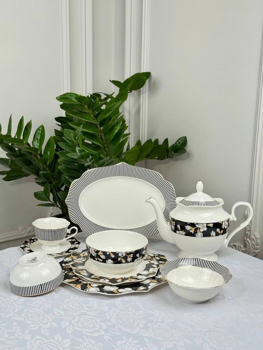 La Dolce New Bone China farfor oshxona servizi 44 predmet 6 kishilik