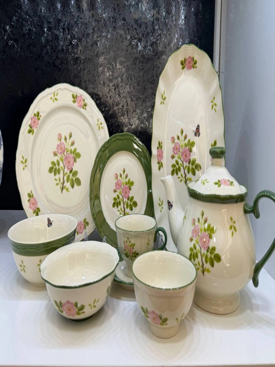 La Dolce New Bone China farfor oshxona servizi 44 predmet 6 kishilik