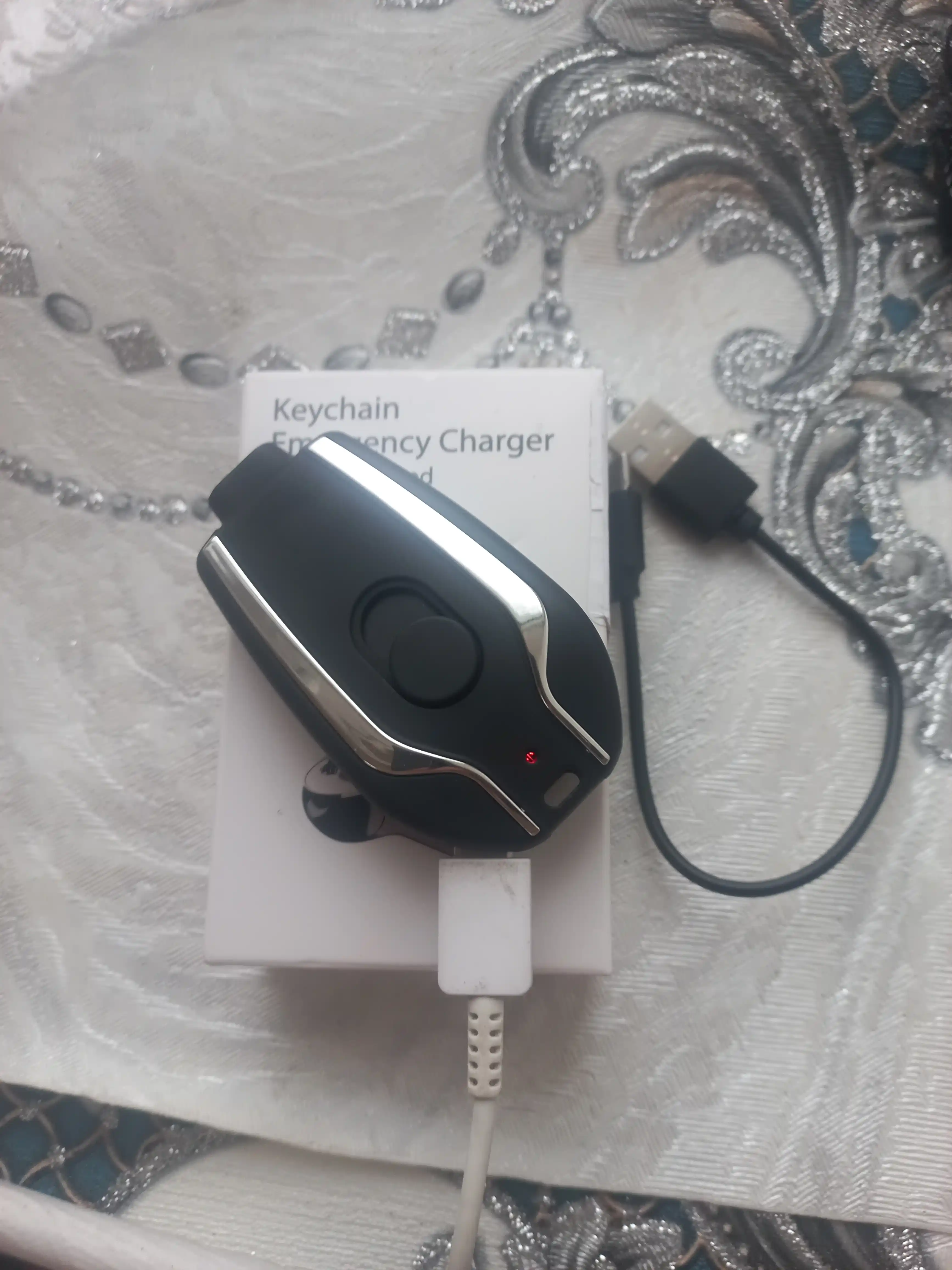YJ100 mini tashqi batareya-brelok, portativ