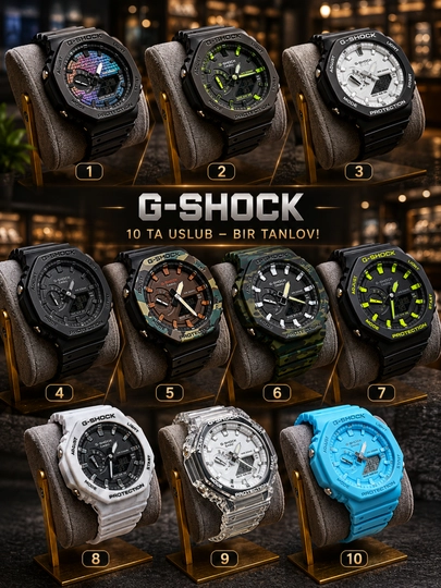Мужские спортивные часы G-SHOCK, ударопрочные тактические электронные наручные часы