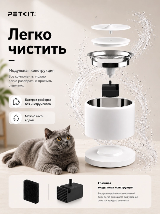 PETKIT Eversweet PRO hayvonlar uchun aqlli ichimlik favvorasi