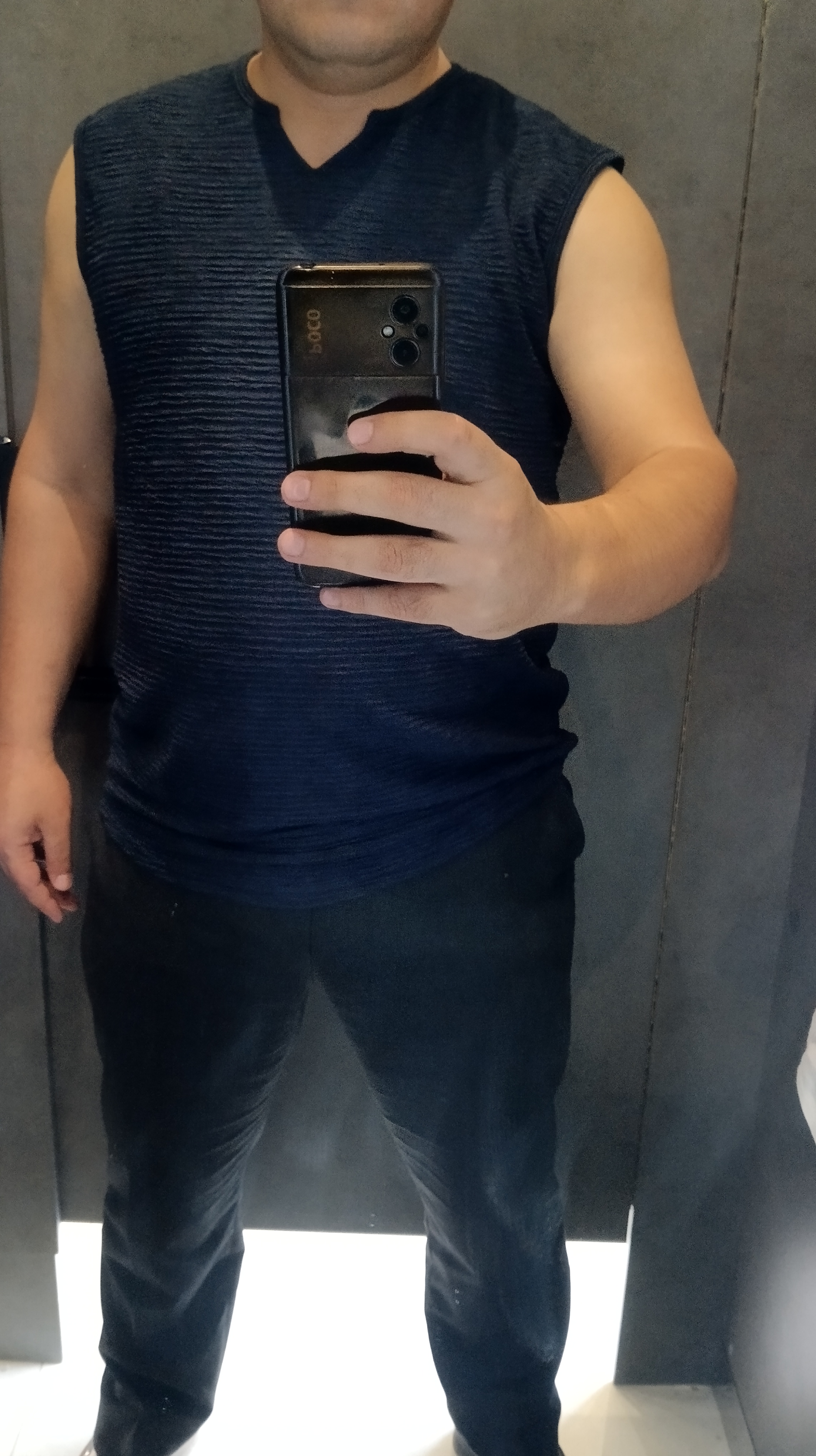 Erkaklar uchun sport maykasi, paxtadan — qora, sport, fitnes va mashg‘ulotlar uchun mayka