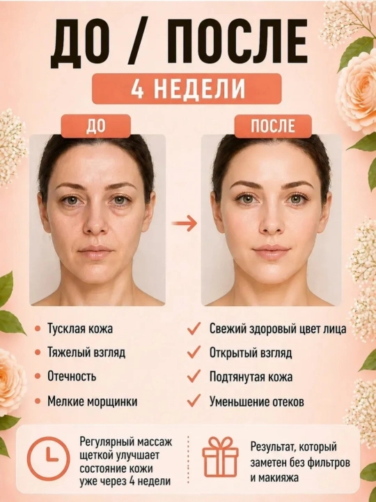 Massaj chòtkasi, yuz uchun massajor, guasha va limfodrenaj effekti, butun tana uchun