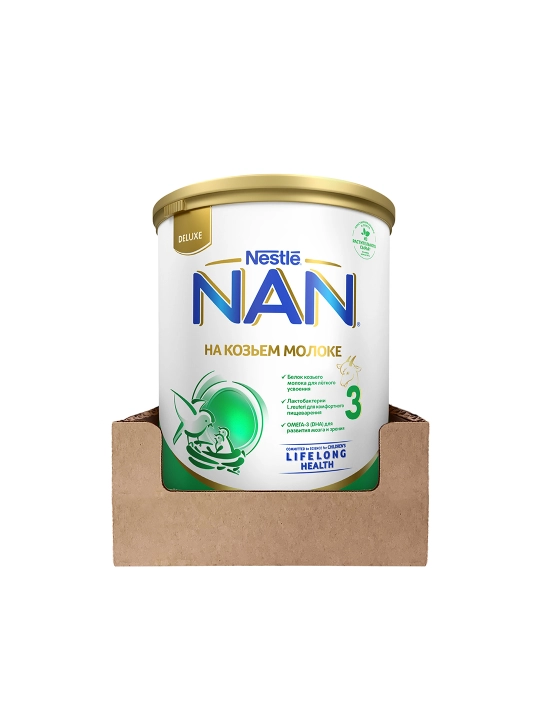 Детская смесь NAN 3, на козьем молоке, 400 г