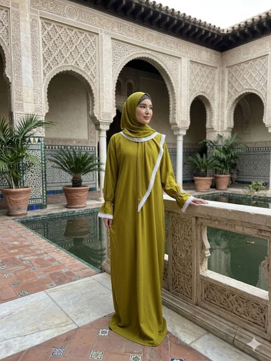 Namoz nomoz musulmonlarning Umra Haj uchun kiyadigan kiyimi, ayollar kiyimi razmeri 46-54