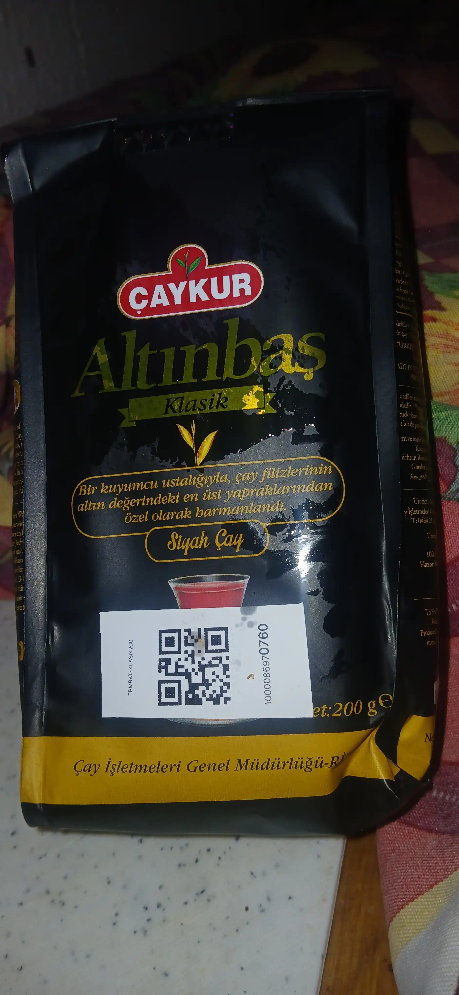 CAYKUR Altınbaş Klasik turk qora choyi, bardak choy, 200 g