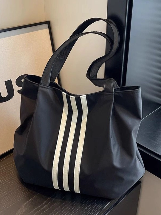 Ayollar uchun shopper sumka, yelkaga osiladigan sumka, ish va o‘qish uchun, A4 formatli