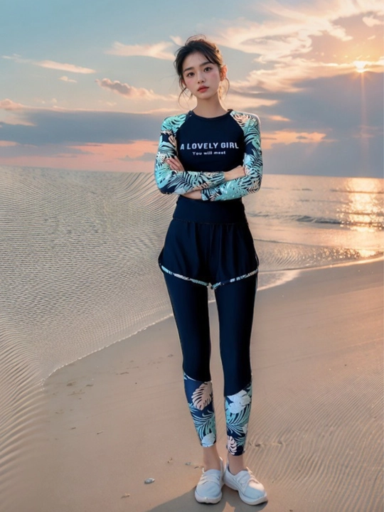 Ayollar cho'milish kiyimi, o'lcham 40kg-100 kg gacha, burkini, suzish kiyim