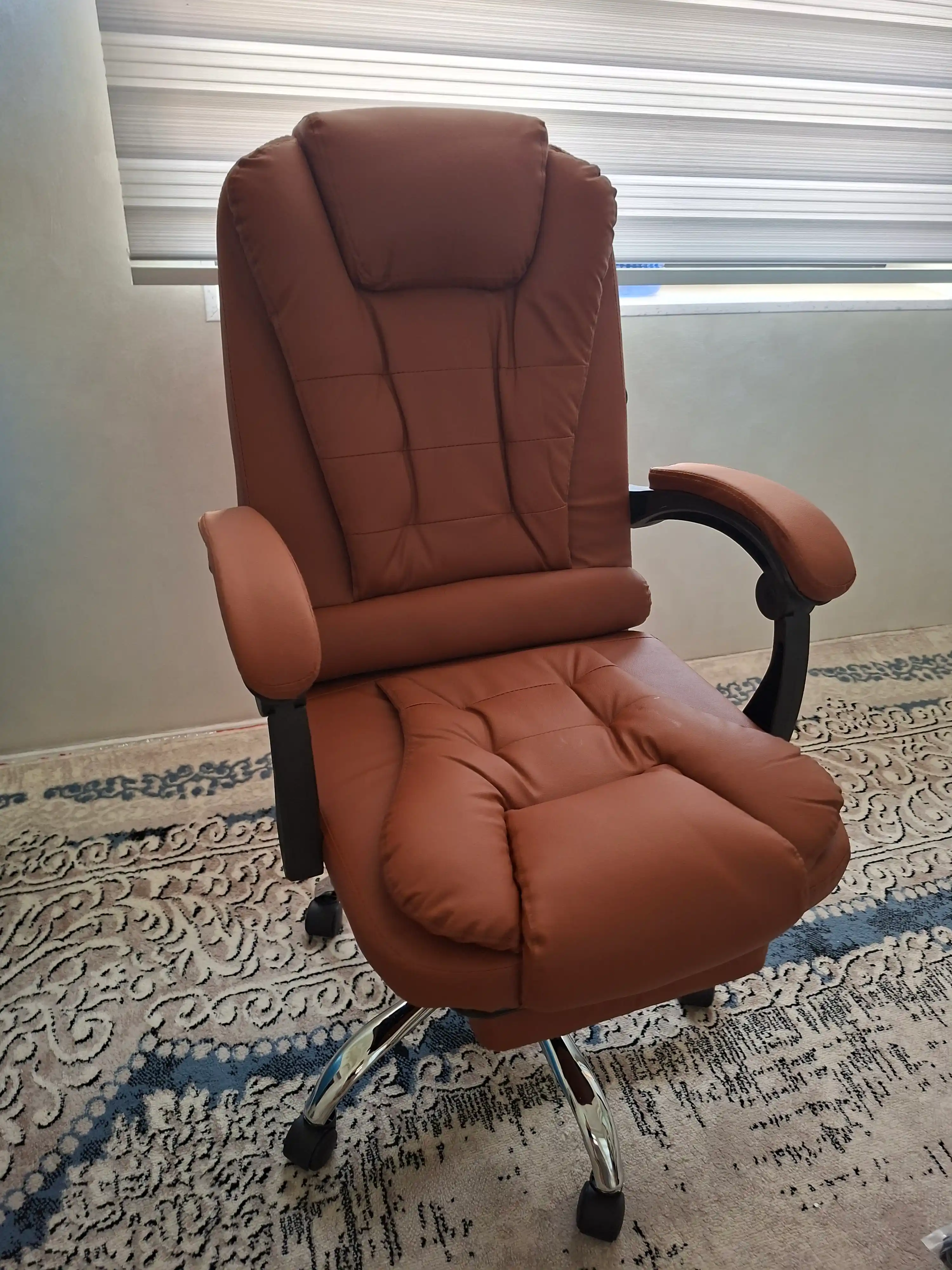 Uy va ofis uchun mo‘ljallangan ergonomik, tirsak tayanchi va sozlanadigan kreslosi FIDGO