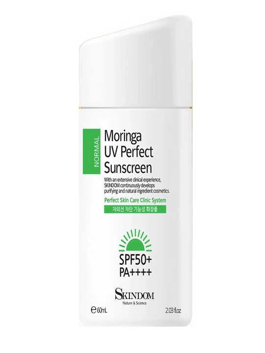 SKINDOM Moringa UV Perfect Sunscreen SPF50+ PA++++, солнцезащитный крем 60 мл - 