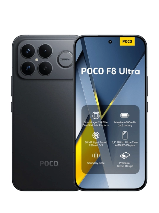 POCO F8 Ultra 16/512 — флагман с мощным процессором, AMOLED экраном и 512 ГБ памяти