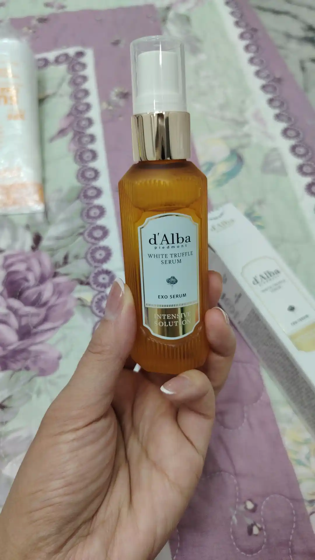 D’Alba White truffle serum zardobi spreyi, kollagen va oq tryufel bilan, 50 ml
