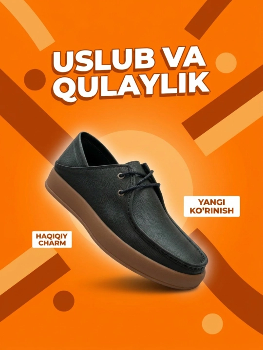 Roberto Bossi erkaklar charm mokasinlari, bahor, yoz, kuz, o'lchamlari 39 dan 44 gacha