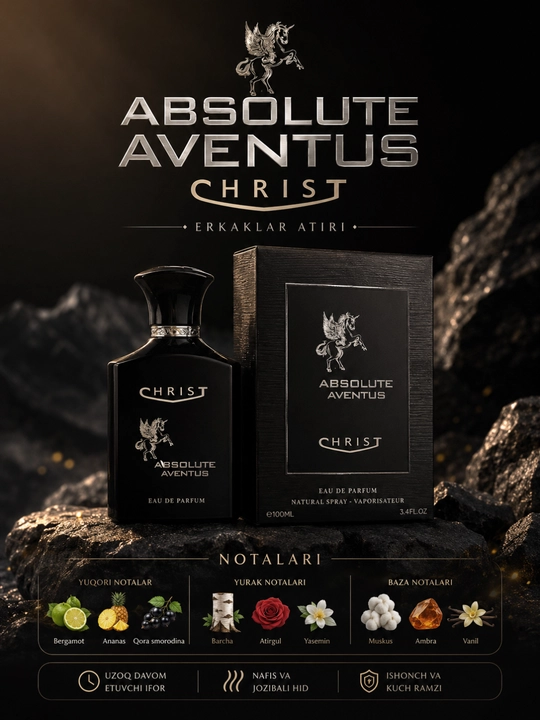 Мужской парфюм Absolute Aventus CHRIST, Eau de Parfum (EDP), 100 мл - 