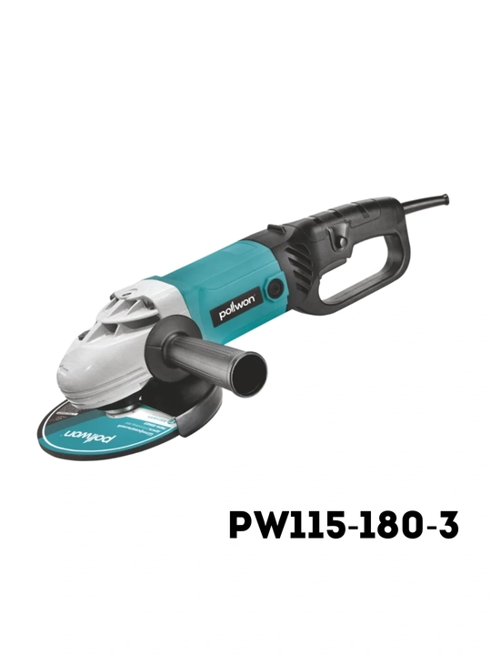 Burchak silliqlash mashinasi POLLWON PW115-180, 1350 / 1400 / 1600 W, disk 180 mm - 