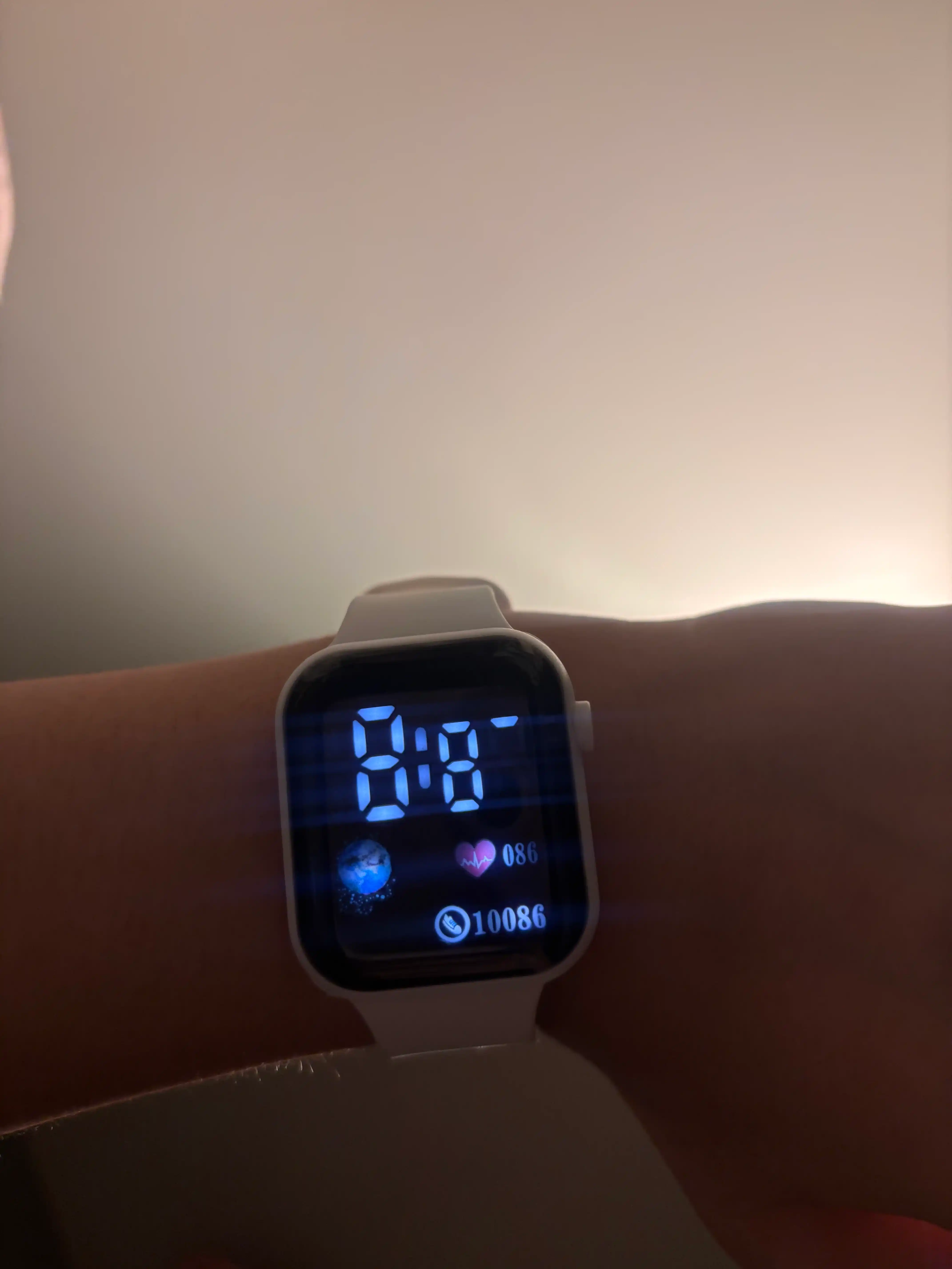 Elektron qo'l soati, LED
