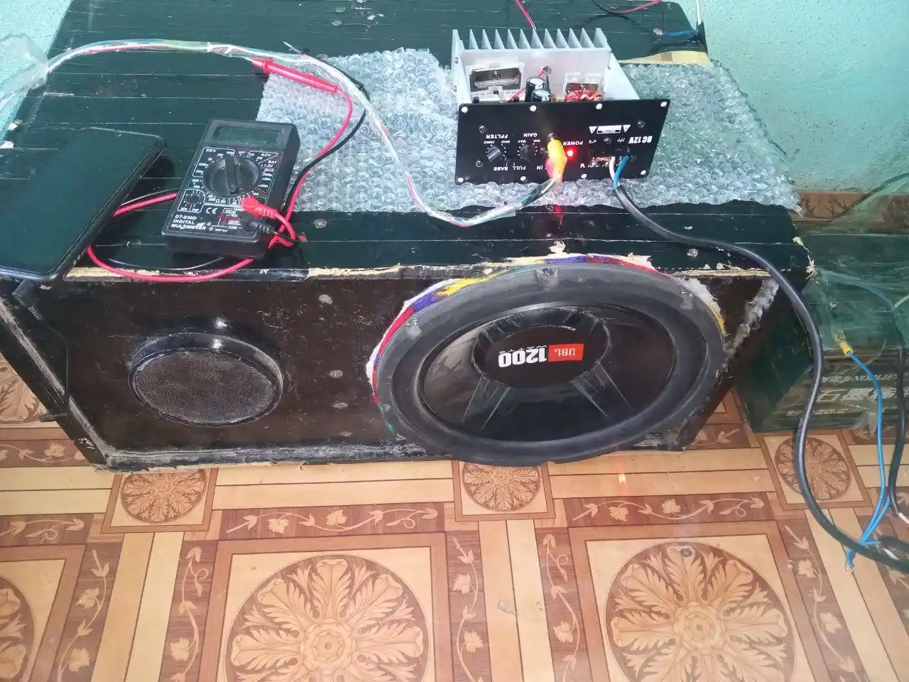S100 12V 300Vt avtomobil kuchaytirgich platasi, bass sabvufer uchun