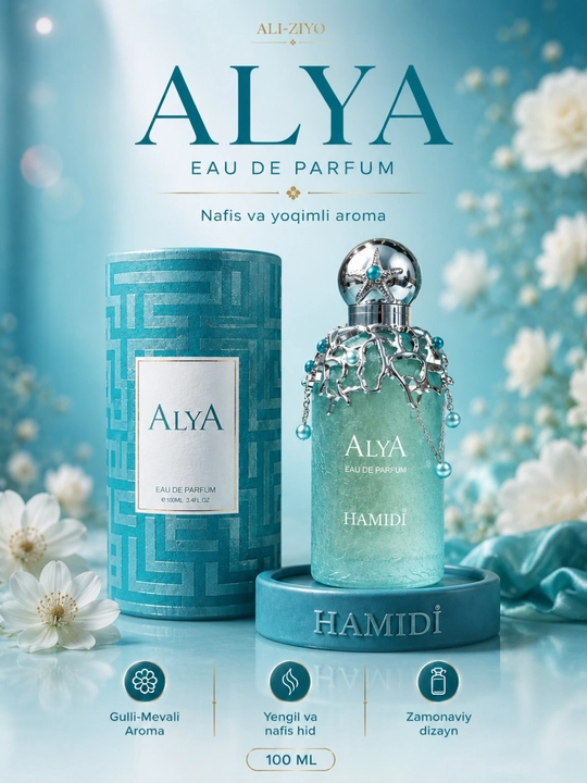Ayollar Atiri Hamidi Maysara 100 ml, Parfyumlangan Suv