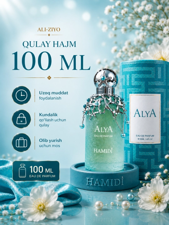 Ayollar Atiri Hamidi Maysara 100 ml, Parfyumlangan Suv