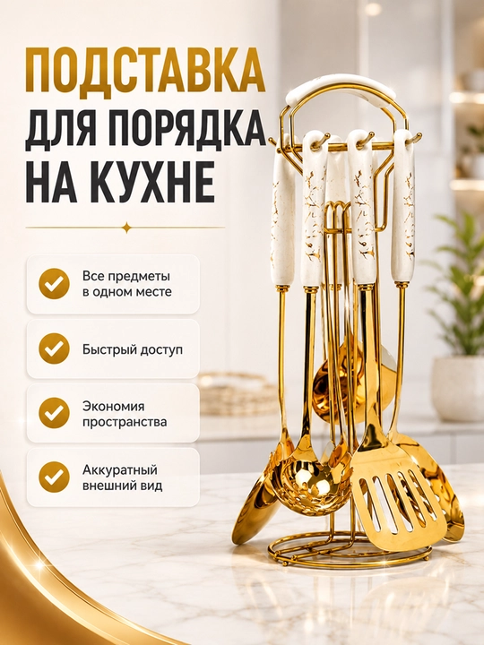 Набор кухонных инструментов, 6 предметов