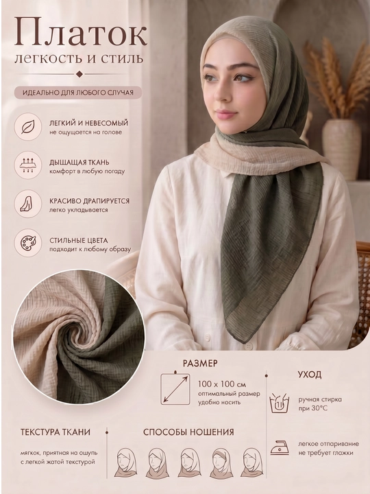 Ro'mol ayollar uchun, hidjob, 100×100. - 