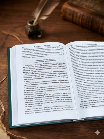 Muqaddas Qur'on — Arab tilidan rus tiliga ma'nolar tarjimasi va tafsir izohlari
