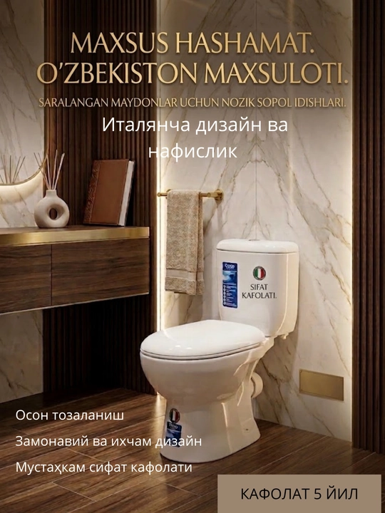 LIKA napolniy utatazi, chinnidan (farfor), chaish tizimi bilan - 
