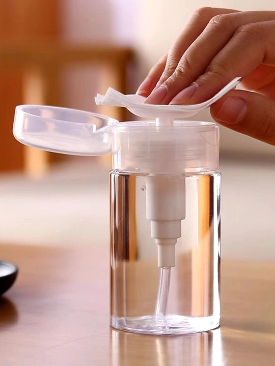Pompalı flakon-dispenser 200 ml, suyuqliklar uchun idish