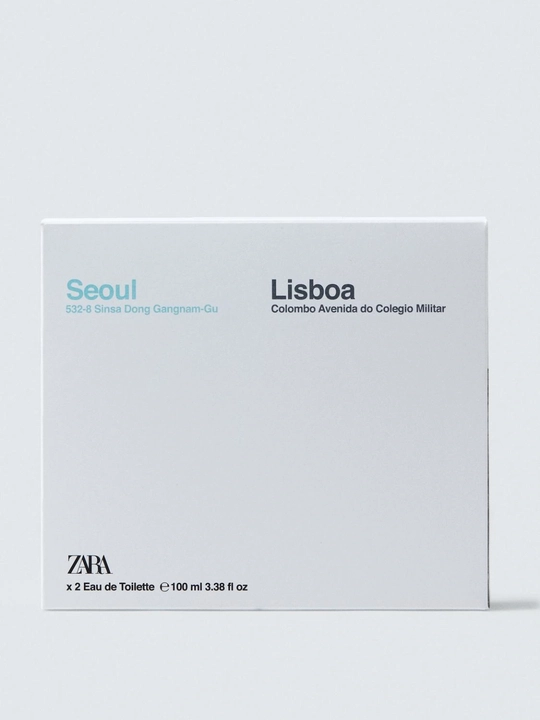 Zara Seoul & Lisboa — набор освежающих и прохладных мужских ароматов