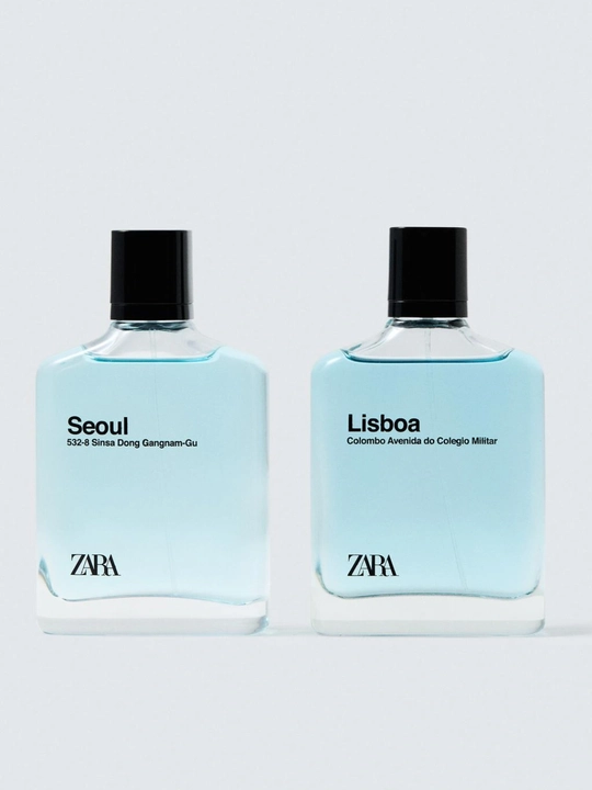 Zara Seoul & Lisboa – erkaklar uchun tetiklashtiruvchi va salqin atirlar to'plami - 
