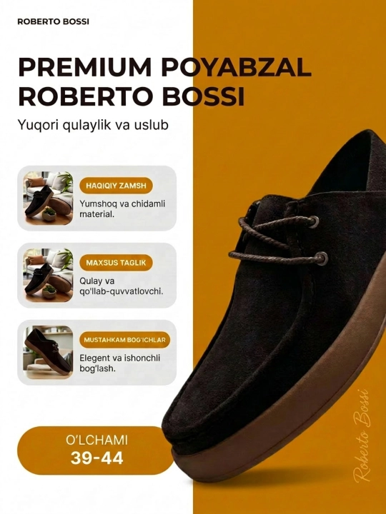 Мужские мокасины, 100% замшевые, туфли, лоферы Roberto Bossi, летние, классические